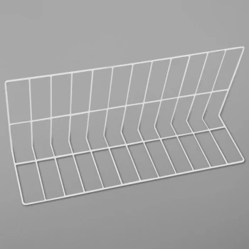 Elite Global Solutions W81228-W 28" x 8" x 12" White Vinyl Coated Wire Divider