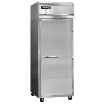 Continental Refrigerator 1RX-N-SS 36 1/4" Solid Door Extra-Wide Reach-In Refrigerator