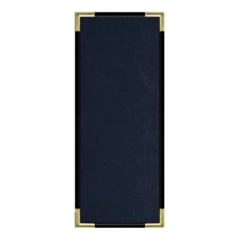 H. Risch, Inc. Oakmont 4 1/4" x 11" Blue 1 View Menu Cover