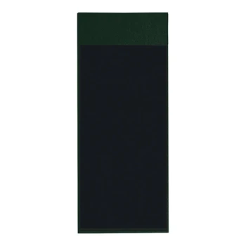 H. Risch Inc. Oakmont 4 1/4" x 11" Green Single View Hardback Magnetic Menu Board