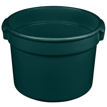 TableCraft CW1310HGN 11 Qt. Hunter Green Cast Aluminum Bain Marie Soup Bowl