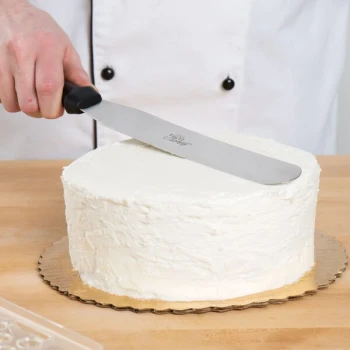 Ateco 1310 10" Blade Straight Baking / Icing Spatula with Plastic Handle