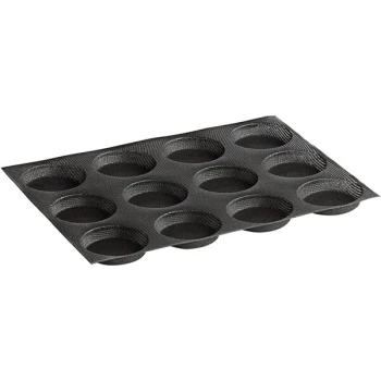 Sasa Demarle Flexipan Air® SF-2006 Silicone 12 Compartment Bread Mold - 2 1/4" x 2 1/4" x 3/4" Cavities