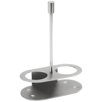 American Metalcraft CADDYSS Stainless Steel Vintage Salt and Pepper Caddy
