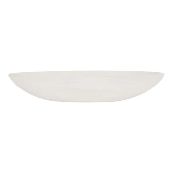 Cal-Mil 120 oz. White Cloud Round Coupe Resin Bowl