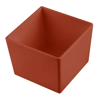 TableCraft CW5018CP Simple Solutions 1/6 Size Copper Cast Aluminum Straight Sided Bowl - 5" Deep