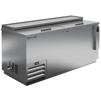 Beverage-Air DW64HC-S-29 65" Frosty Brew Stainless Steel Deep Well Bottle Cooler