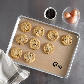 Choice 11 3/4" x 16 1/2" Half Size Silicone Non-Stick Baking Mat