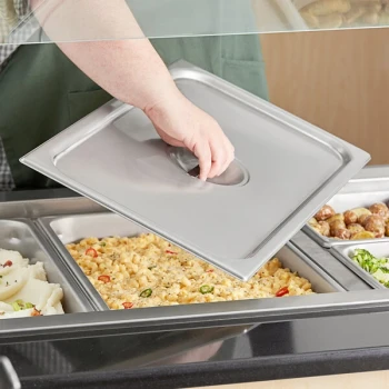Vigor Full Size Solid Stainless Steel Steam Table / Hotel Pan Cover