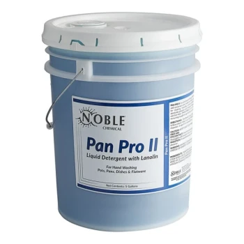 Noble Pan Pro II 5 gallon / 640 oz. Concentrated Pot & Pan Detergent with Lanolin