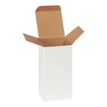 Lavex 3" x 3" x 6" White Reverse Tuck Carton - 250/Case