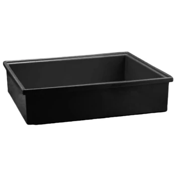 Bon Chef EZ-12-3BLK EZ Fit Smart Bowl Black Sandstone Finish 1/2 Size - 3" Deep