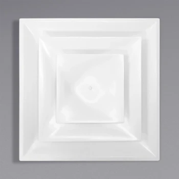 American Louver Company Stratus White Fire Rated Cone Diffuser with 12" Neck STR-C-12W-FR