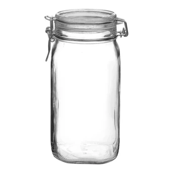 Bormioli Rocco Fido from Steelite International 56 oz. Swing Top Glass Storage Jar - 12/Pack