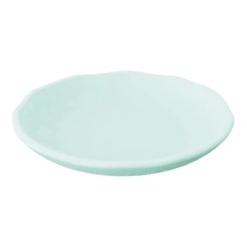 Dalebrook Mineral from Global Tableware Collective 8 1/8'' Aqua Crackle Melamine Plate - 12/Case
