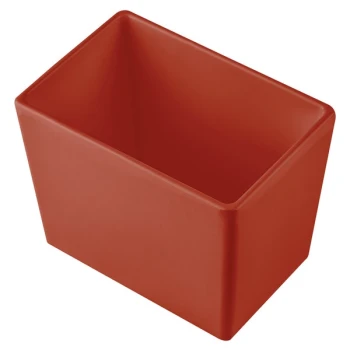 TableCraft CW5022CP Simple Solutions 1/9 Size Copper Cast Aluminum Deep Straight Sided Bowl - 5" Deep