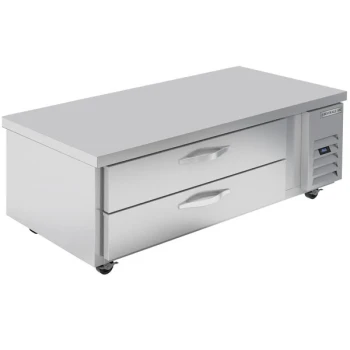 Beverage-Air WTRCS60HC-62FLT 62" 2 Drawer Refrigerated Chef Base with 2" Flat Top Overhang