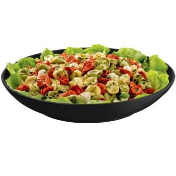 TableCraft CW3160BK 5.5 Qt. Black Cast Aluminum Pasta Bowl