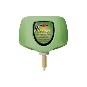 Kutol Pro 1667 Sock-It Lemon Lime Scented Heavy-Duty Hand Cleaner with Pumice 2000 mL Cartridge for Kutol DuraView Dispensers - 4/Case