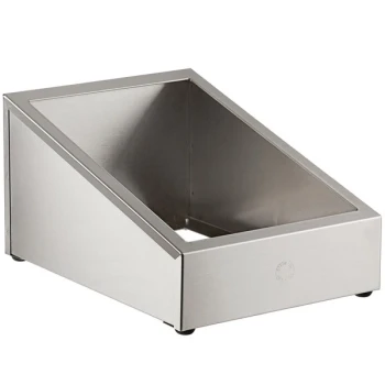 Steril-Sil E1-CBD-1V Stainless Steel Vertical Countertop Silverware Dispenser for One E1 Insert