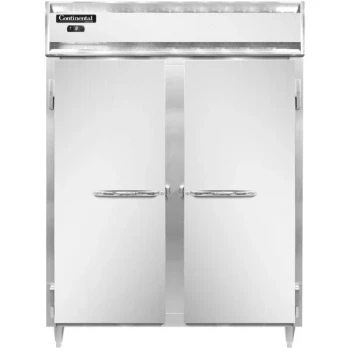 Continental Refrigerator D2FESN 57" Extra-Wide Shallow Depth Solid Door Reach-In Freezer