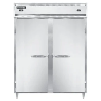 Continental Refrigerator D2RFENSSPT 57" Solid Door Extra-Wide Dual Temperature Pass-Through Refrigerator/Freezer