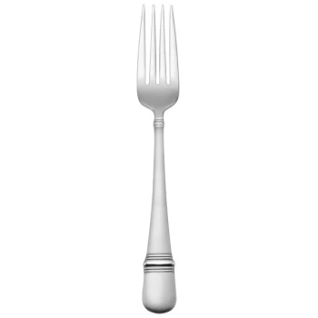 Oneida Satin Astragal by 1880 Hospitality T045FDIF 8" 18/10 Stainless Steel Extra Heavy Weight European Table Fork - 12/Case
