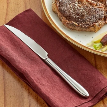 Acopa Remy 9" Stainless Steel Extra Heavy Weight Steak Knife - 12/Case