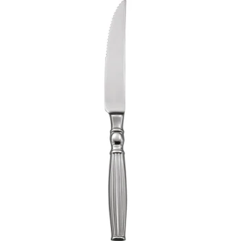 Sant'Andrea Colosseum by 1880 Hospitality T061KSSF 9 5/8" 18/10 Stainless Steel Extra Heavy Weight Steak Knife - 12/Case