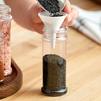 3.75 oz. Round Plastic Spice Jar - 460/Case