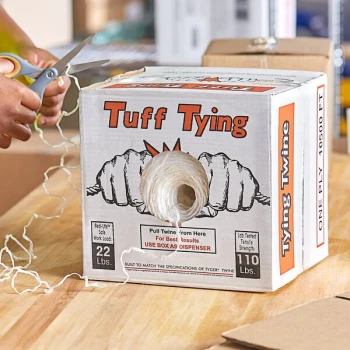 Seaboard Twine Company 1-Ply Polypropylene Industrial Twine 10 lb. Spool - 10,500' / Carton