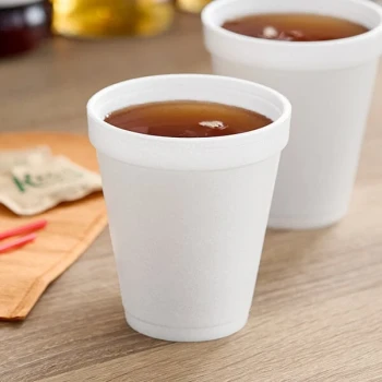 Dart 8J8 8 oz. White Foam Cup - 25/Pack