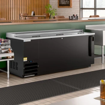 Beverage-Air DW79HC-B 80" Black Deep Well Bottle Cooler
