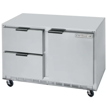 Beverage-Air UCRD60AHC-2-104 60" Low Profile Undercounter Refrigerator with 1 Door and 2 Drawers