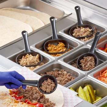 Nemco SPS200 Black 5-Piece Portion Control Scoop Set