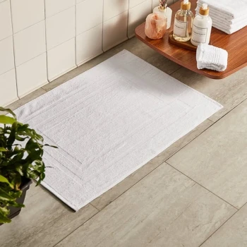 Lavex Economy 20" x 30" Cotton Bath Mat 6 lb. - 12/Pack