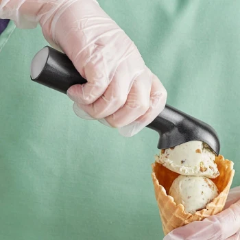 Choice #24 Non-Stick Silver Ice Cream Scoop / Dipper - 1.5 oz.
