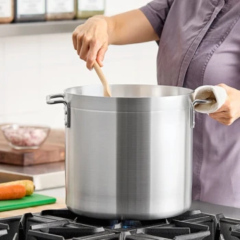 Choice 20 Qt. Standard Weight Aluminum Stock Pot