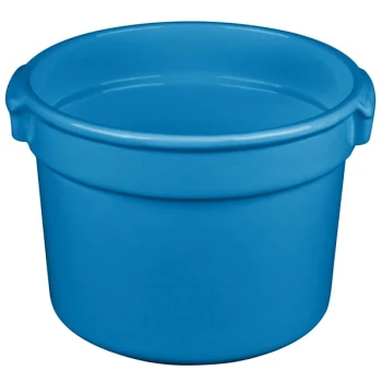 TableCraft CW1310SBL 11 Qt. Sky Blue Cast Aluminum Bain Marie Soup Bowl