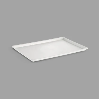 Channel P1826-W 18" x 26" White Plastic Platter - 12/Pack