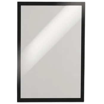 Durable 476901 DURAFRAME 12" x 18" Black Sign Holder - 2/Pack