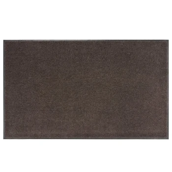 Lavex 4' x 8' Brown Olefin Indoor Entrance Mat