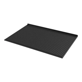 Borray Manufacturer Inc. 47 13/16" x 32 3/4" x 1 1/2" Black ABS Meat Shelf Liner