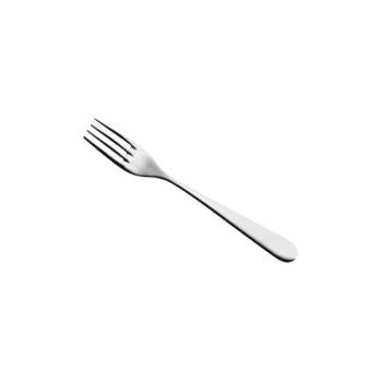 Hepp Carlton from BauscherHepp 7 1/8" 18/10 Stainless Steel Extra Heavy Weight Dessert Fork - 12/Case