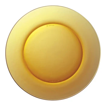 Duralex Lys 9 1/4" Amber Glass Dinner Plate - 24/Case