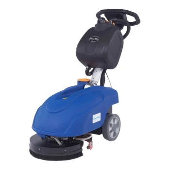 Powr-Flite PS030-W14-UG 13" Cordless Walk-Behind Compact Disc Floor Scrubber - 2 Gallon