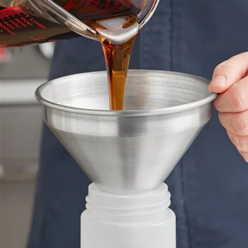 American Metalcraft 16 oz. 5 1/4" Aluminum Funnel 524