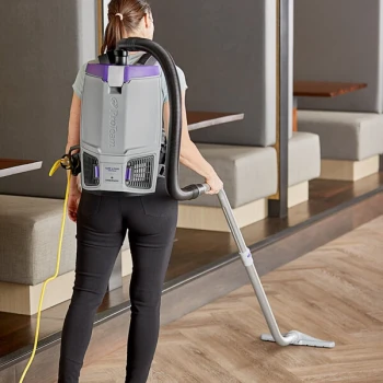 ProTeam GoFit® 6 PLUS 107737 6 Qt. Backpack Vacuum with 107099 Xover Performance Telescoping Wand Kit - 120V