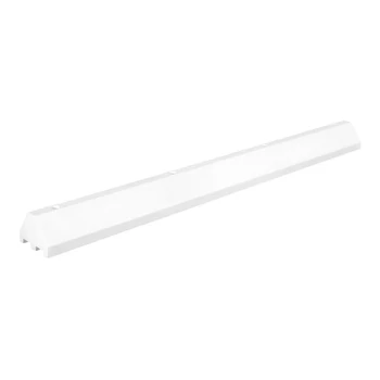 Vestil 96" x 10" x 7" White Plastic Truck Stop CS-TB96-W