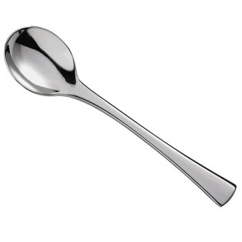Reserve by Libbey 944-016 Lucine 6 3/8" 18/10 Stainless Steel Extra Heavy Weight Bouillon Spoon - 12/Case